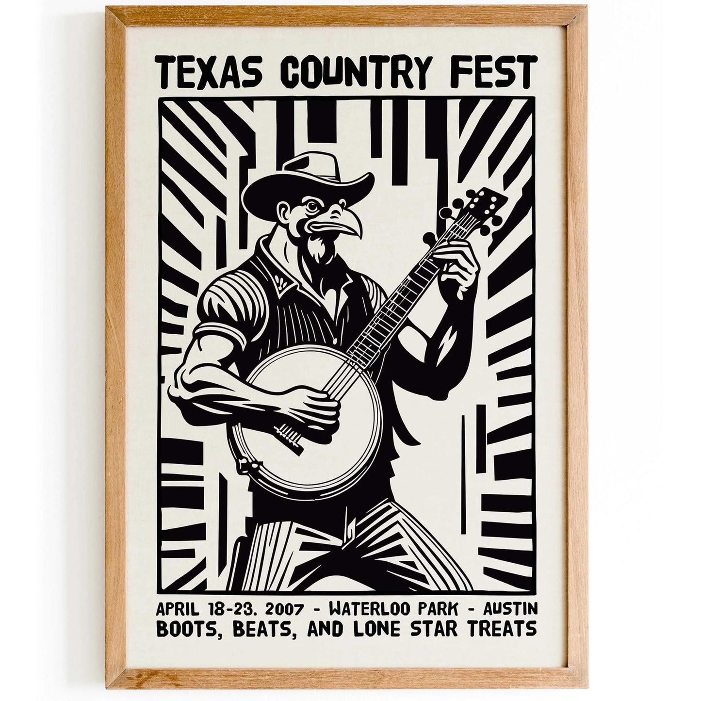 Texas Country Fest Poster Print