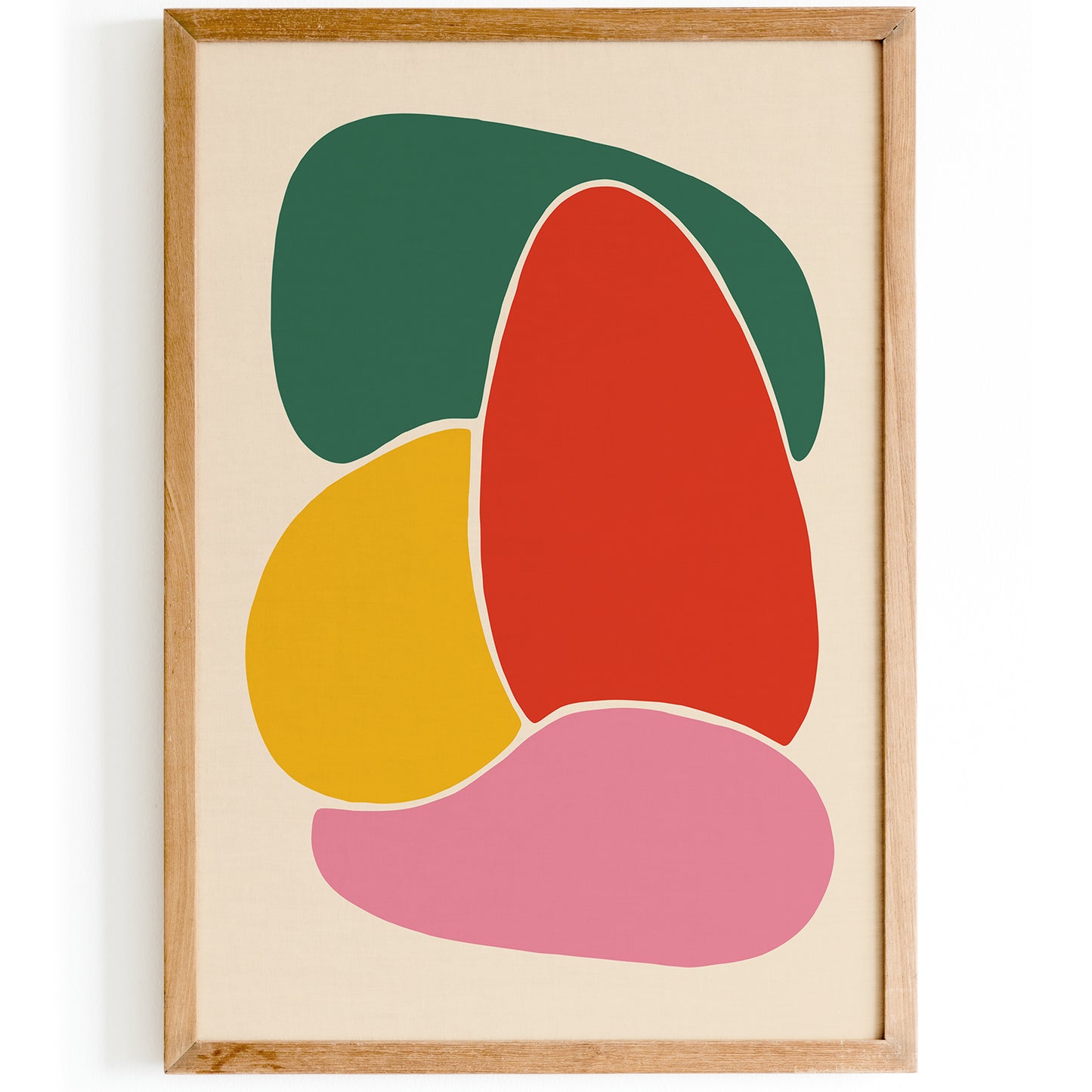 Colorful Liquid Shapes Poster