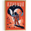 EXPLORE - Space Travel Wall Art Poster – HypeSheriff Europe