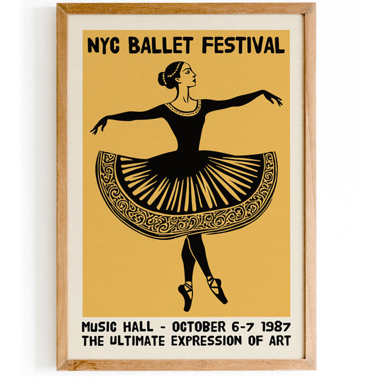 NYC Ballet Festival Poster