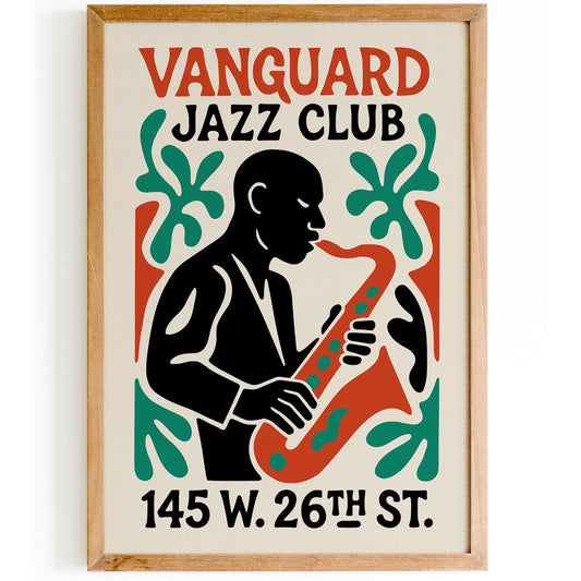 Vanguard Jazz Club Poster