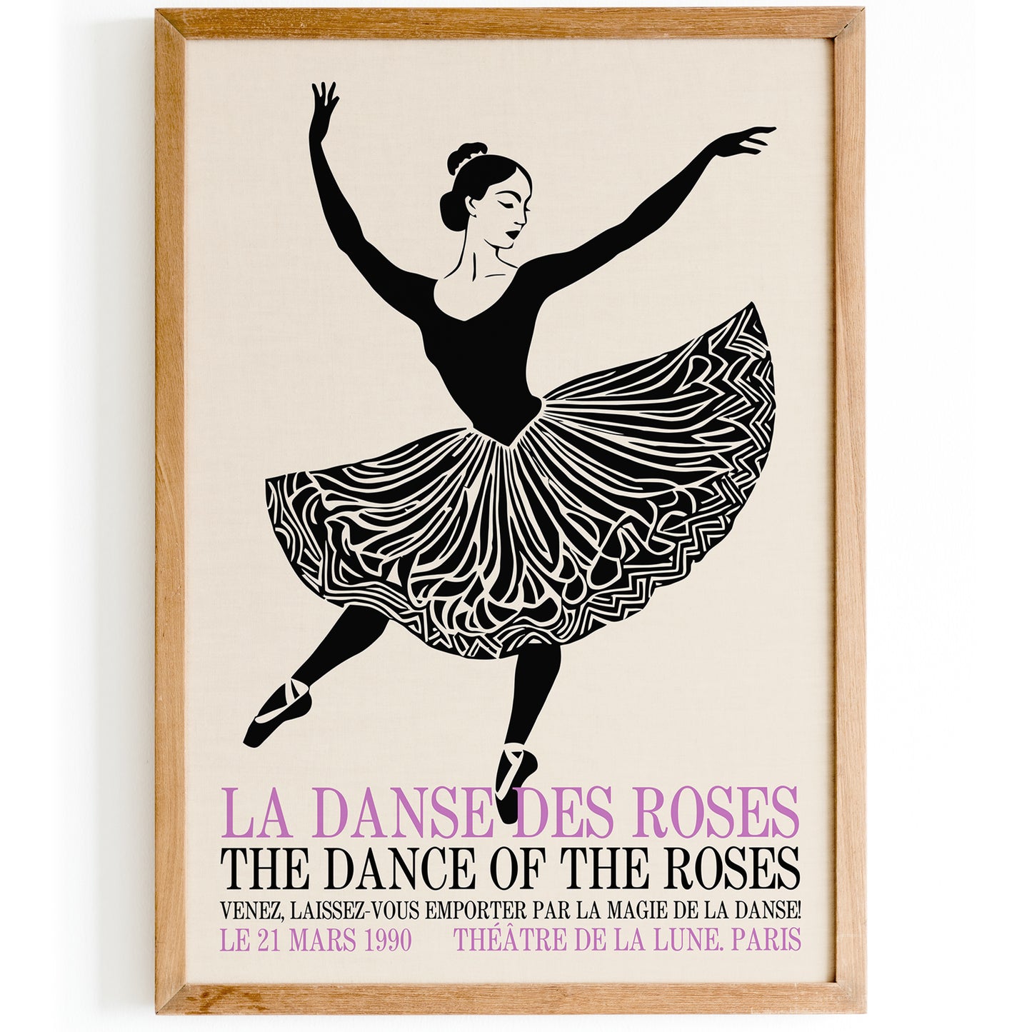 Vintage French Ballet Poster