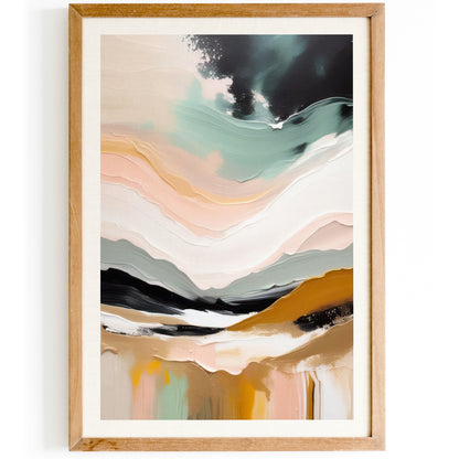 Abstract Bliss Canvas Print - Stylish Interior Accent