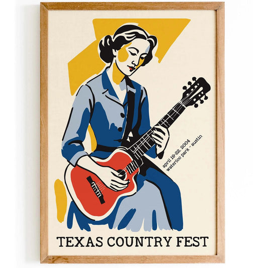 Texas Country Fest Poster Print