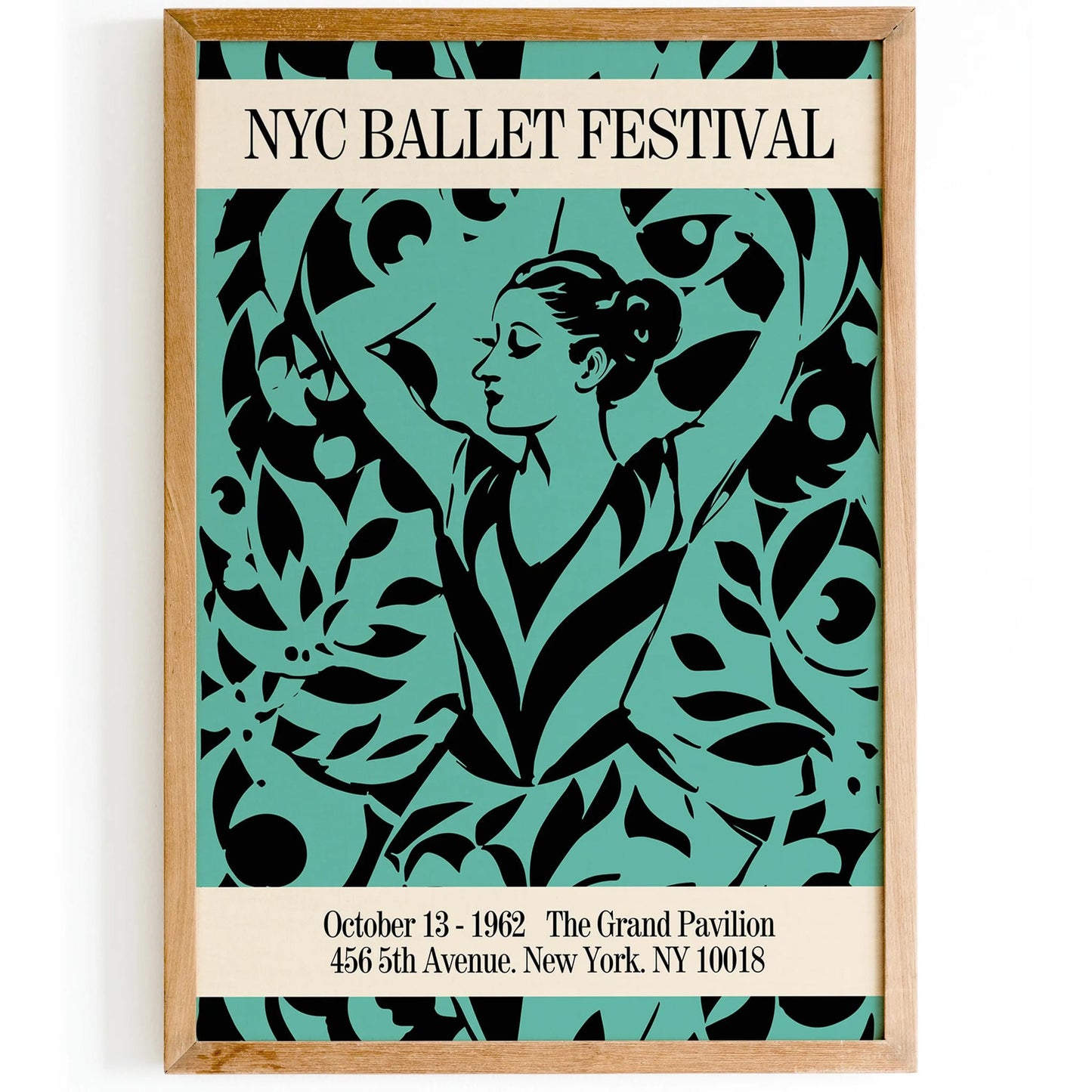 NYC Ballet Festival Art Poster