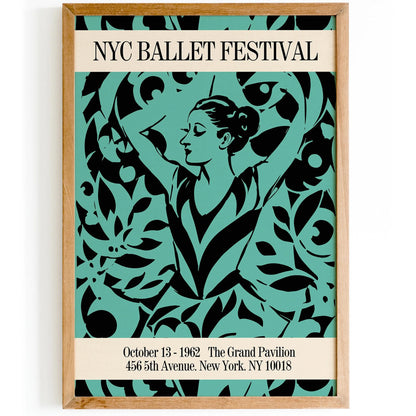 NYC Ballet Festival Art Poster