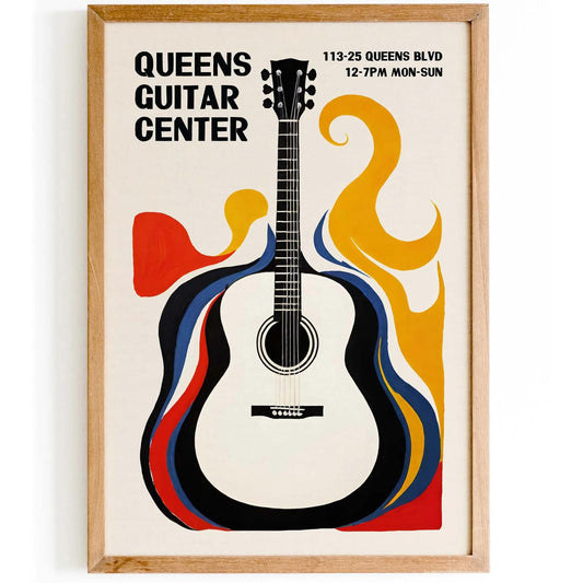 Queens Guitar Center Poster Print