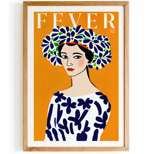 Fever Magazine Yellow Poster