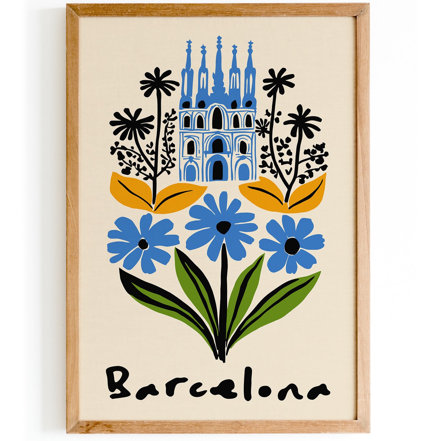 Barcelona Travel Poster