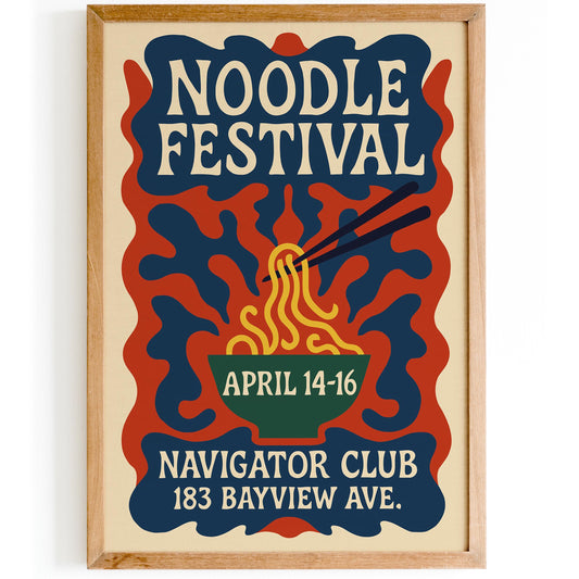 Noodle Festival Wall Art