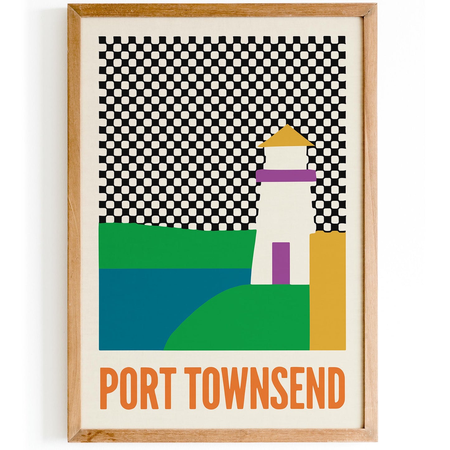 Port Townsend Poster - Mid Century Modern Wall Art