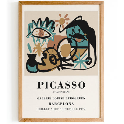 Picasso Barcelona Exhibition Poster