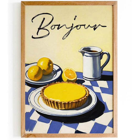 Bonjour Breakfast – Lemon Tart Print