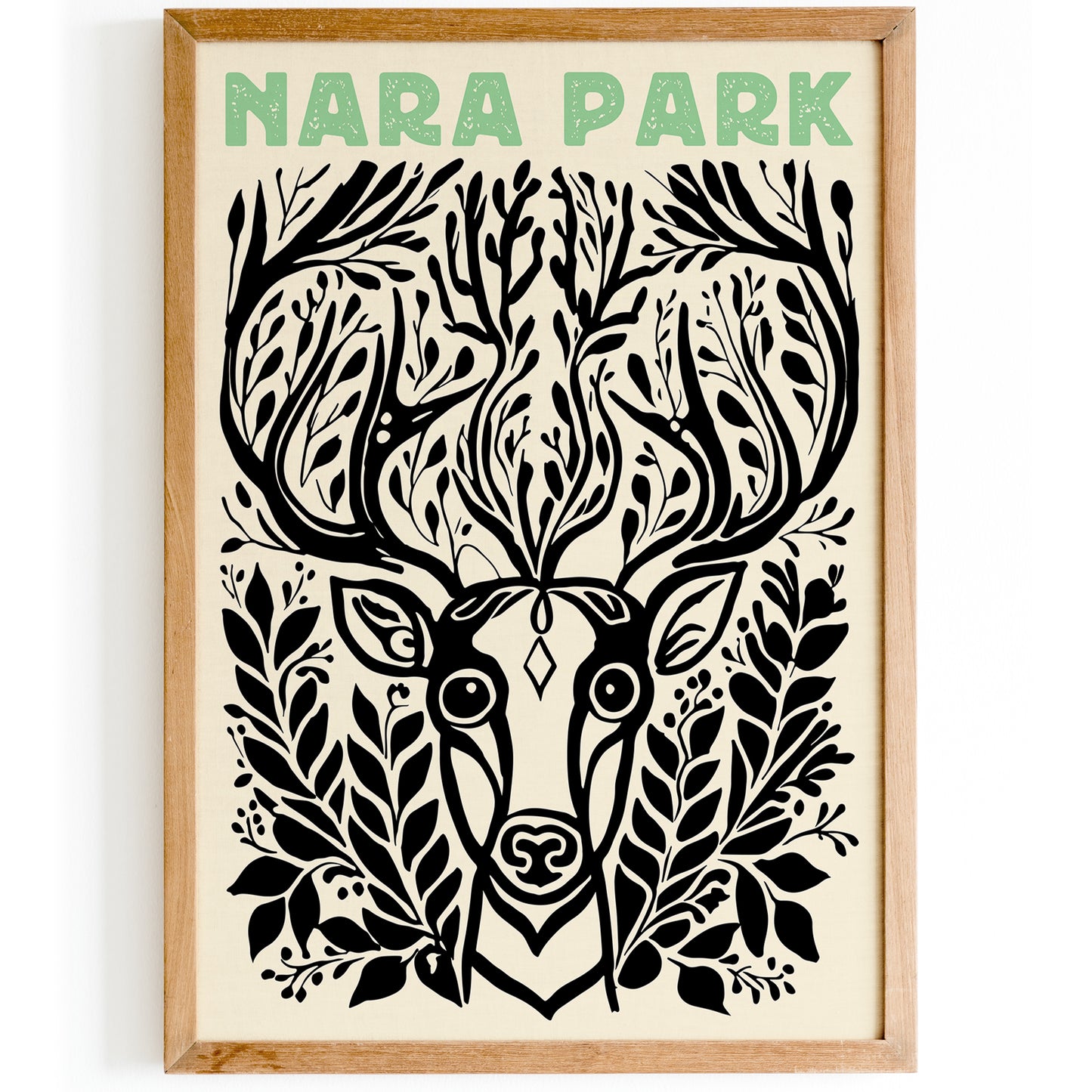 Nara Park Japanese Deer Poster