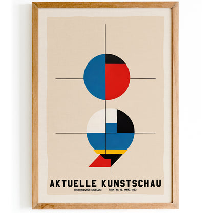 Bauhaus Exhibition Abstract Poster