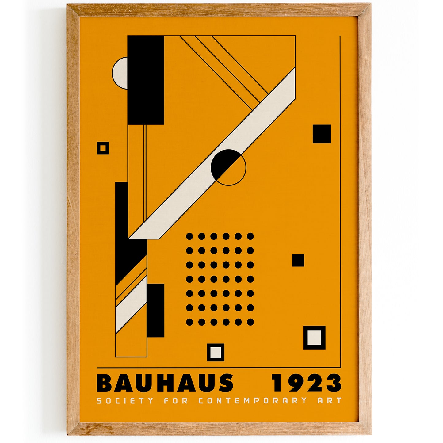 Bauhaus Society for Contemporary Art 1923 Poster