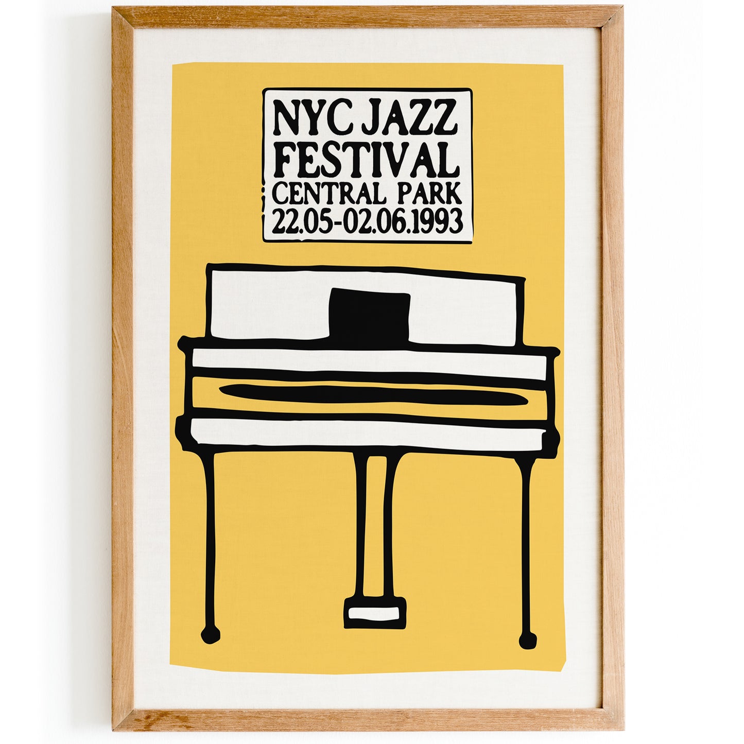 NYC Jazz Festival 1993 Poster