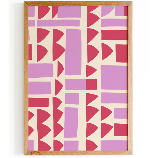 Trendy Abstract Girly Wall Art 2024