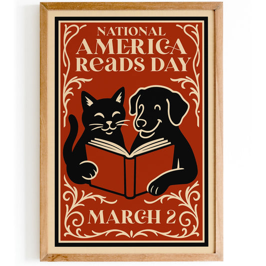 National America Reads Day Poster