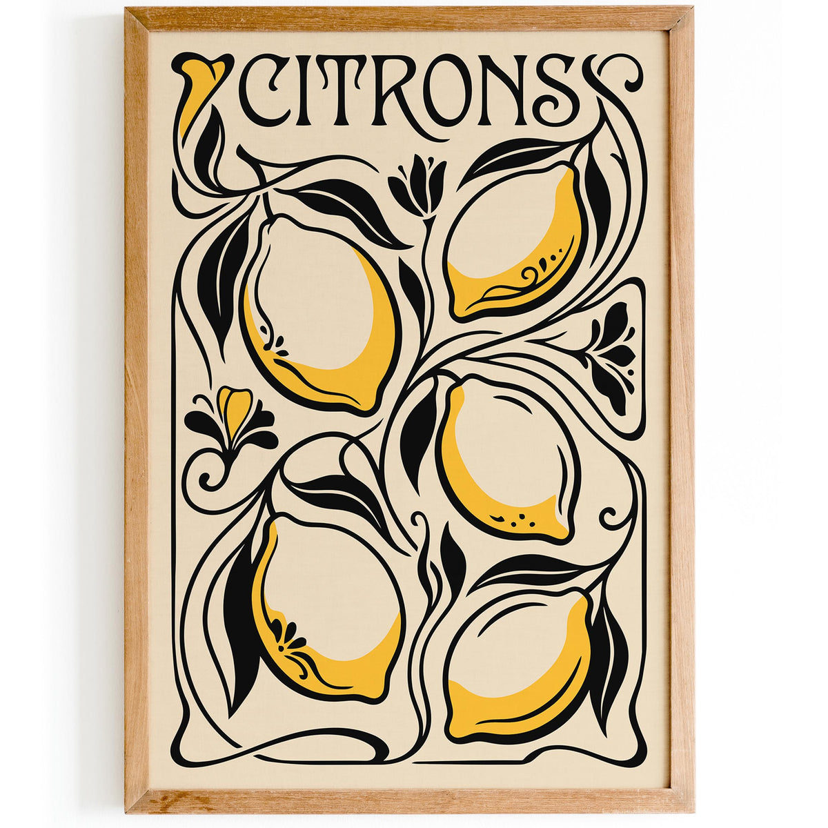 Vintage Lemon Poster