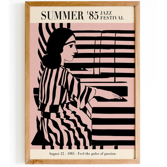 Summer 1985 Jazz Festival Poster