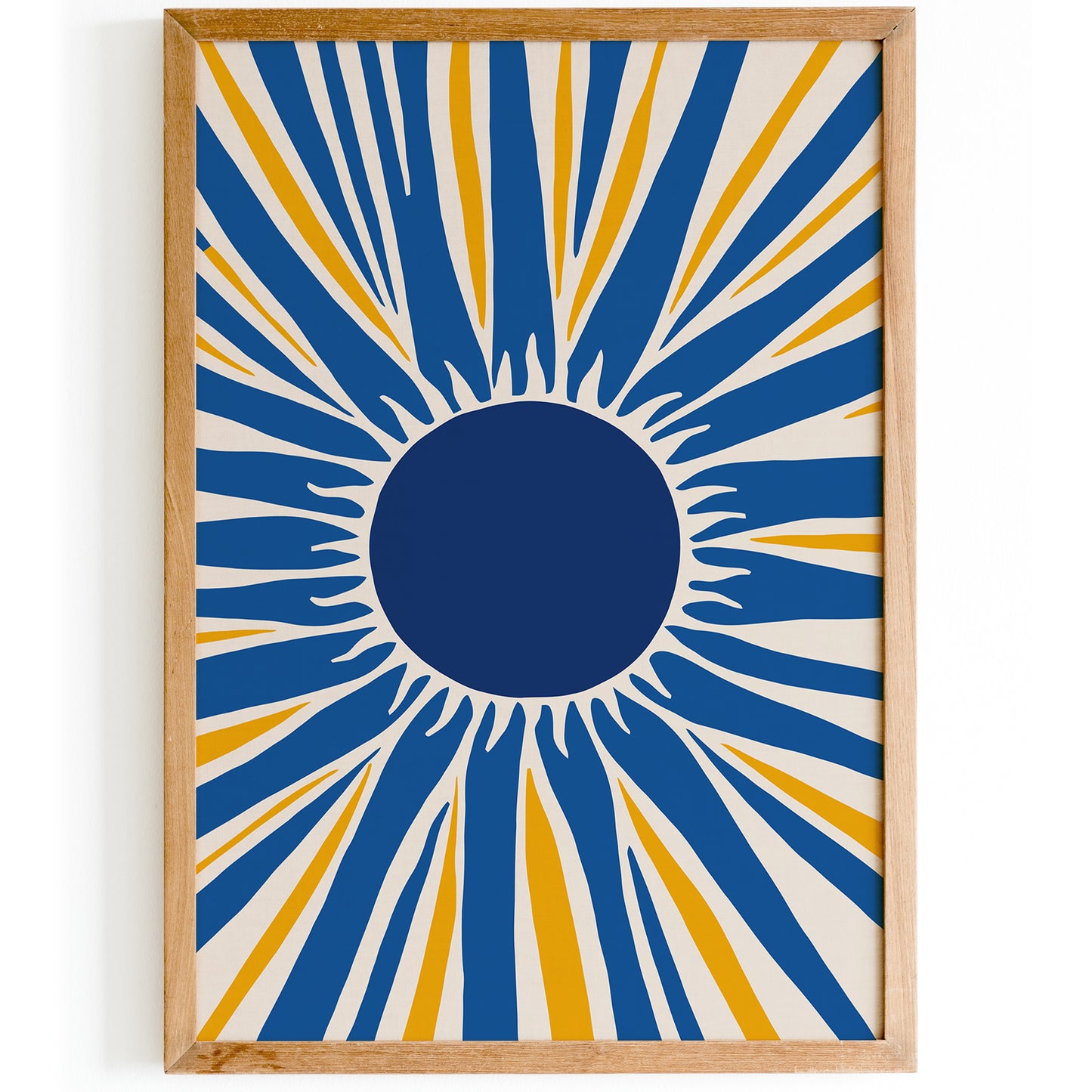 Blue Sun Art Print