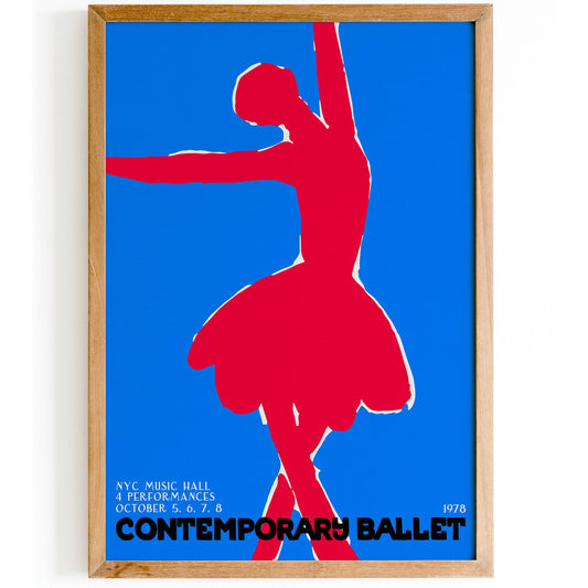 Contemporary Ballet Poster