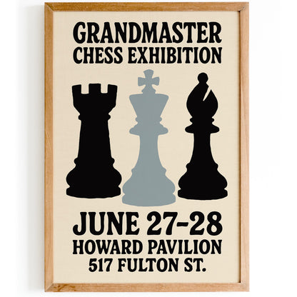 Chess Grandmaster Poster