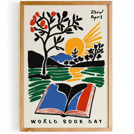 World Book Day Literary Art Print 2025