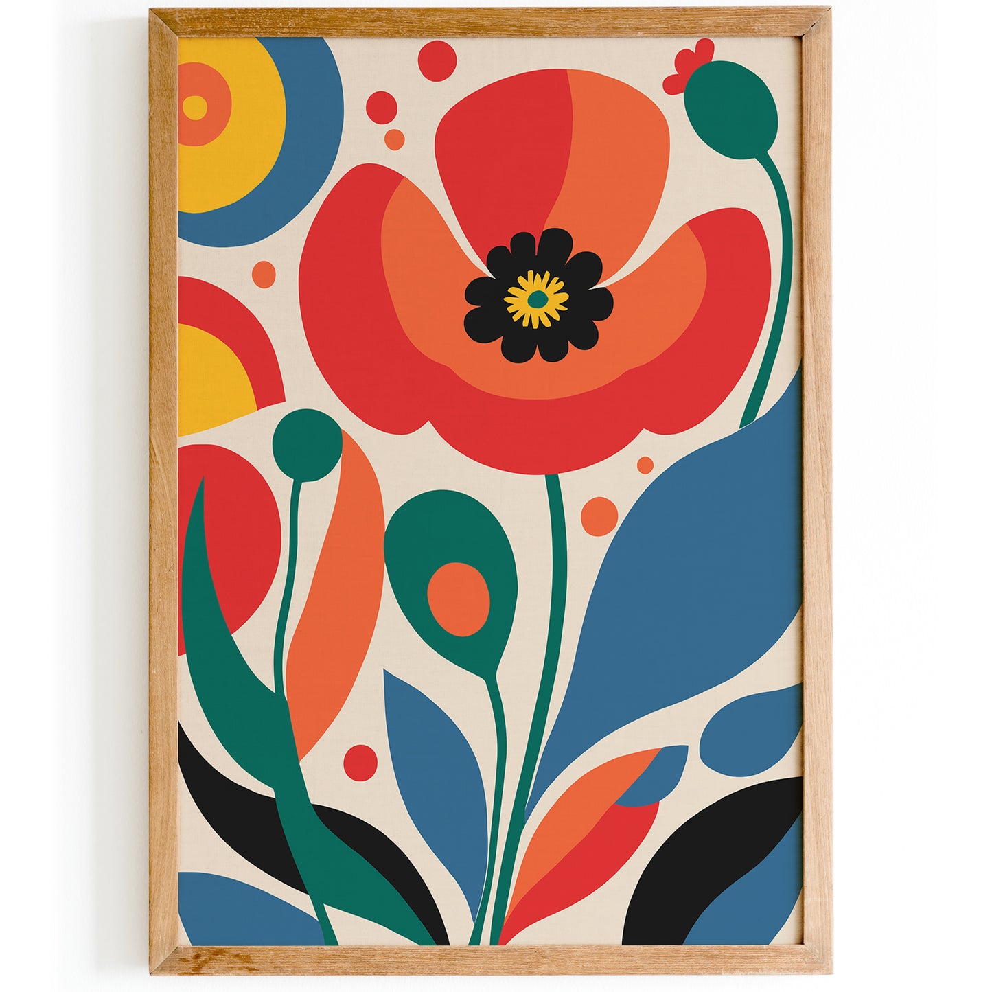 Colorful Botanical  Wall Art Print