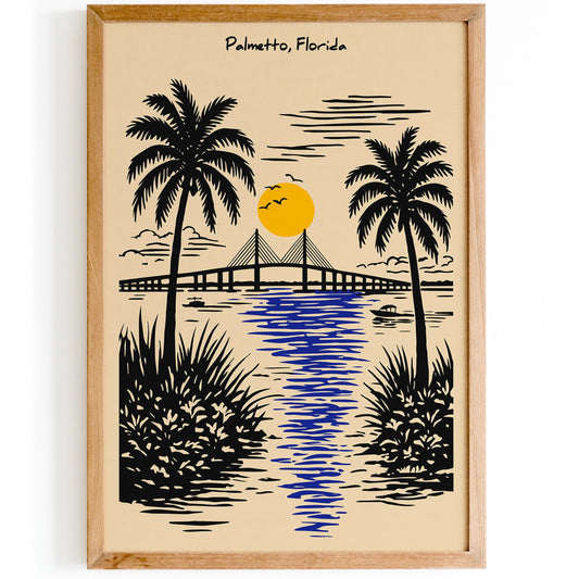 Palmetto Florida Poster