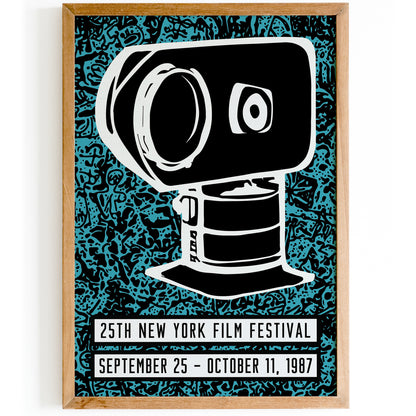 New York Film Festival Retro Poster