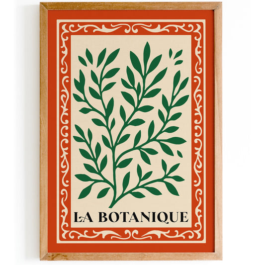 La Botanique French Nature Poster