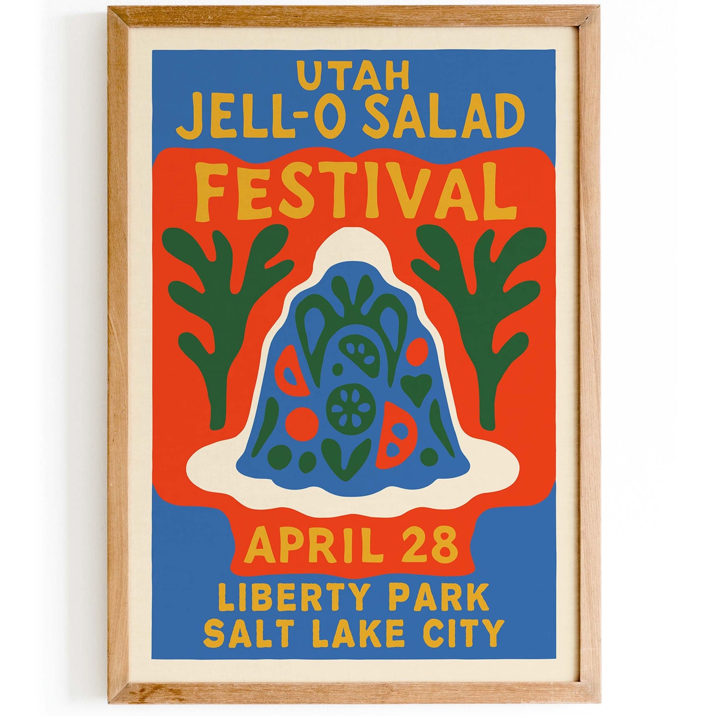 Utah Jell-O Salad Festival Poster 1998