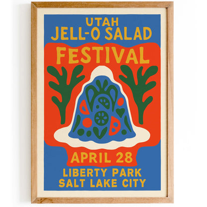 Utah Jell-O Salad Festival Poster 1998