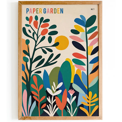 Paper Garden Colorful Poster