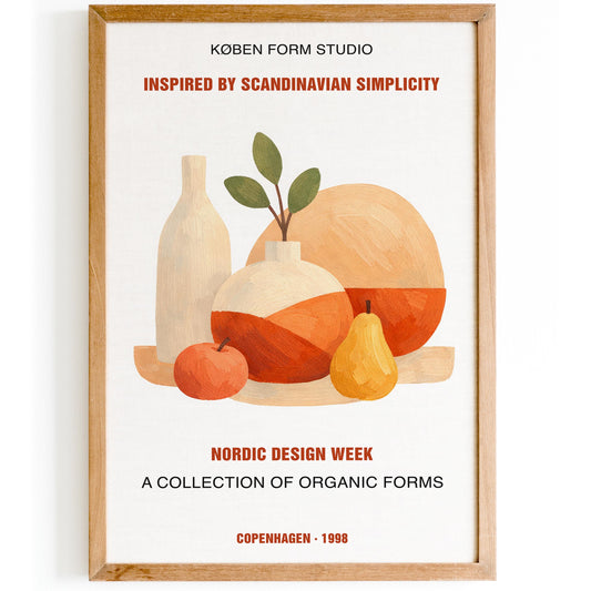 Scandinavian Simplicity Exhibition Poster