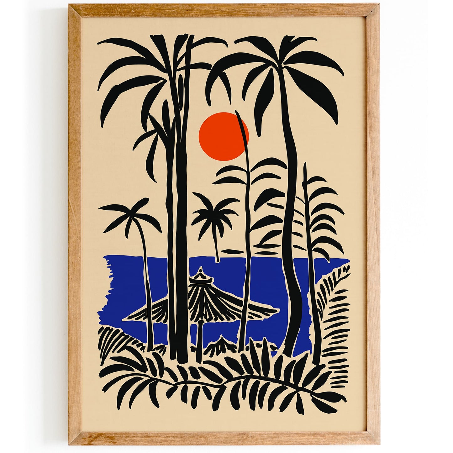 Molokai Hawaii Island Retro Poster 2026