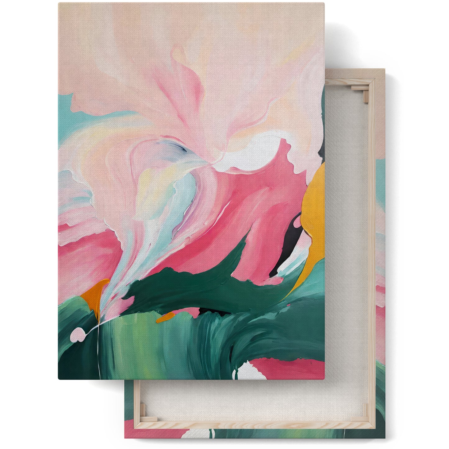 Contemporary Hues: Abstract Canvas Print