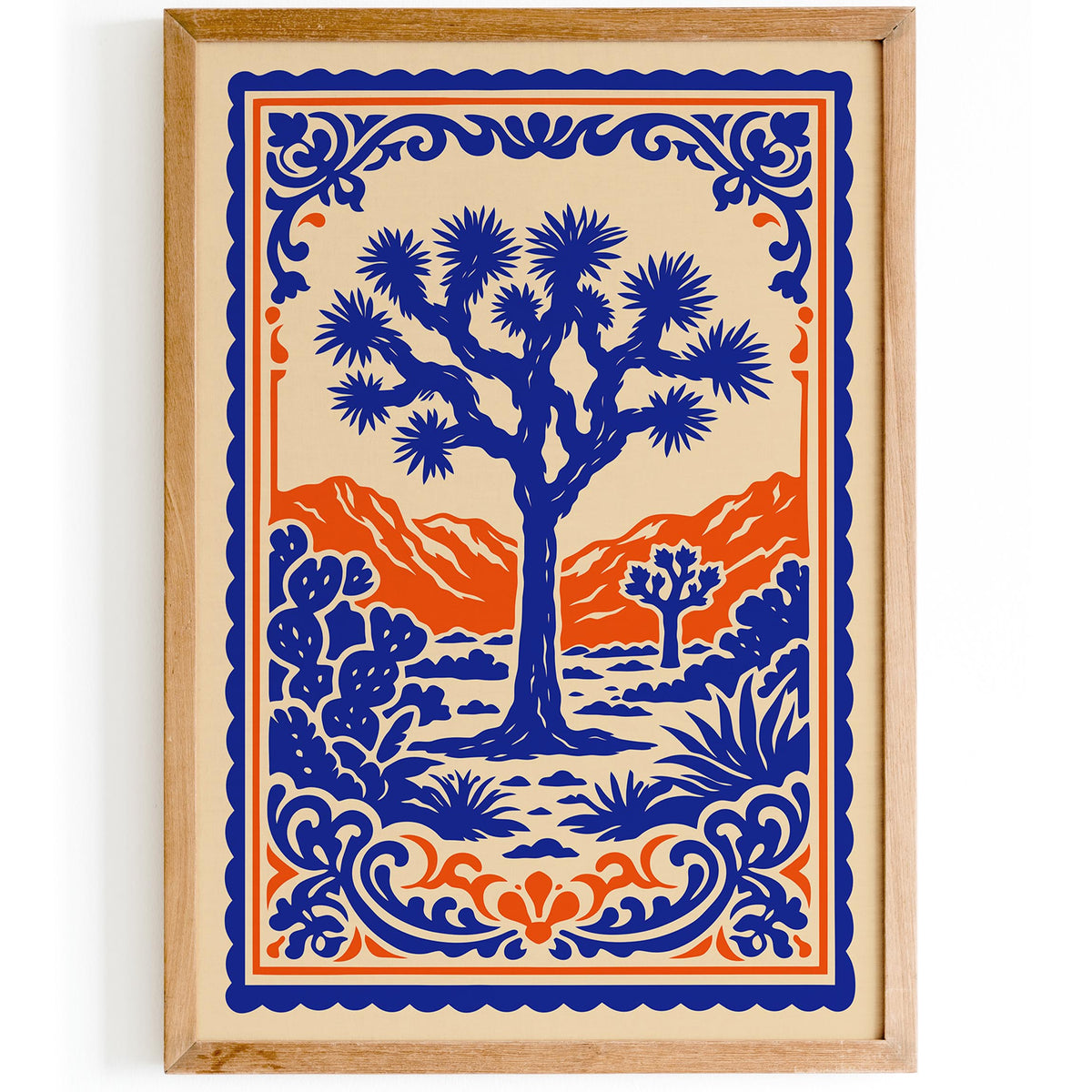 Joshua Tree National Park Palm Springs Travel Poster