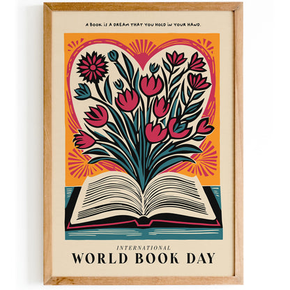 World Book Day Vintage Art Print