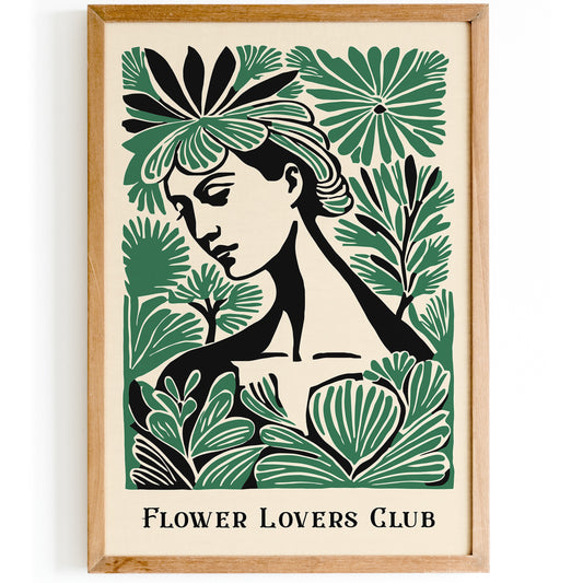 Flowers Lover Club Poster