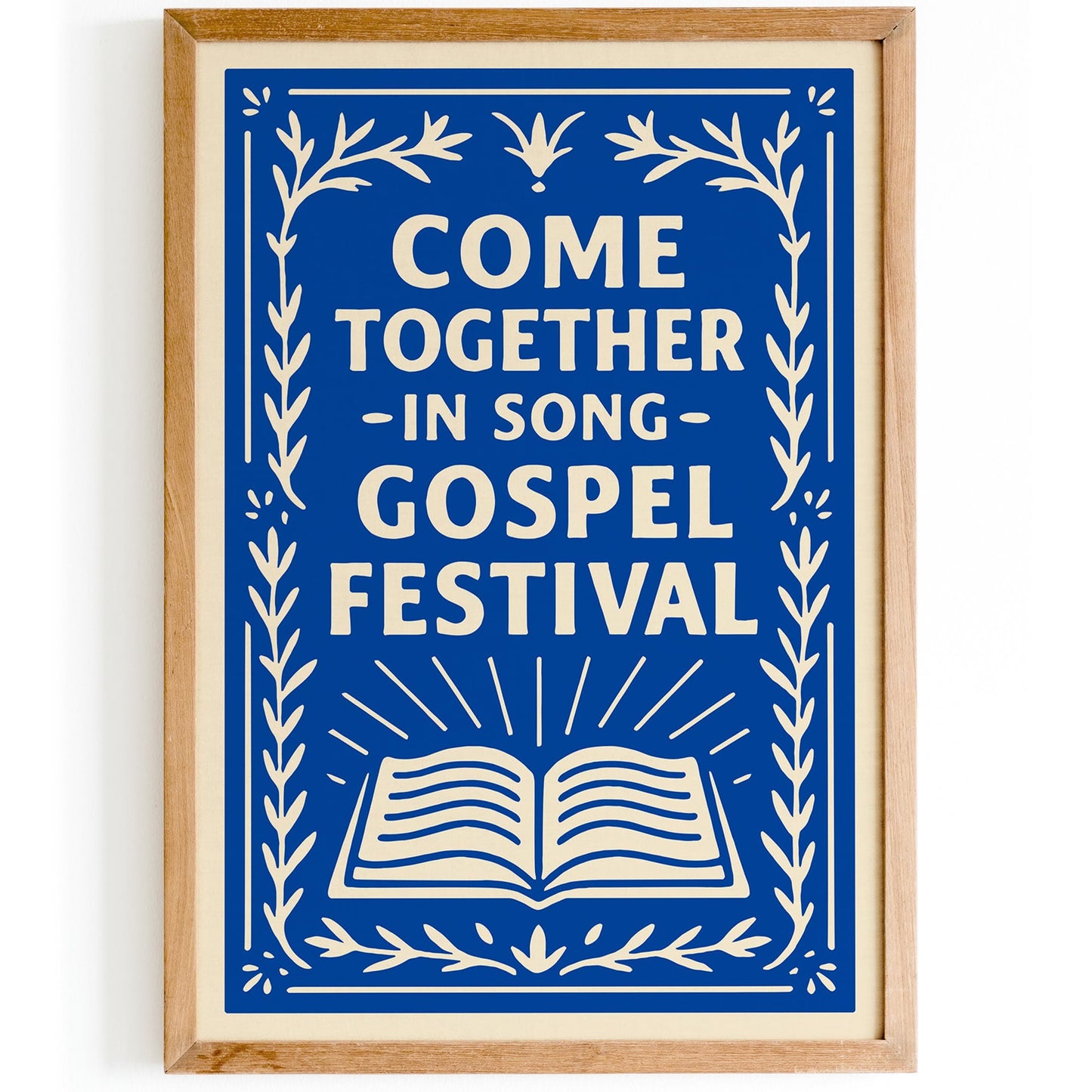 Come Together in Song Gospel Festival Poster