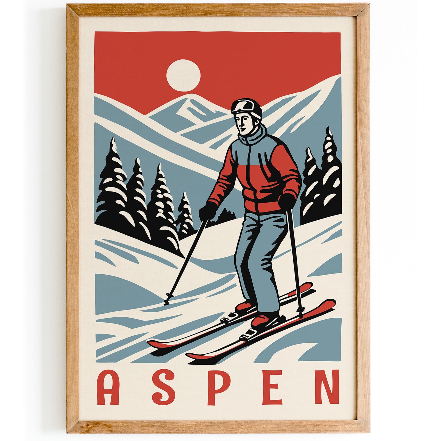 Aspen Colorado Travel Poster