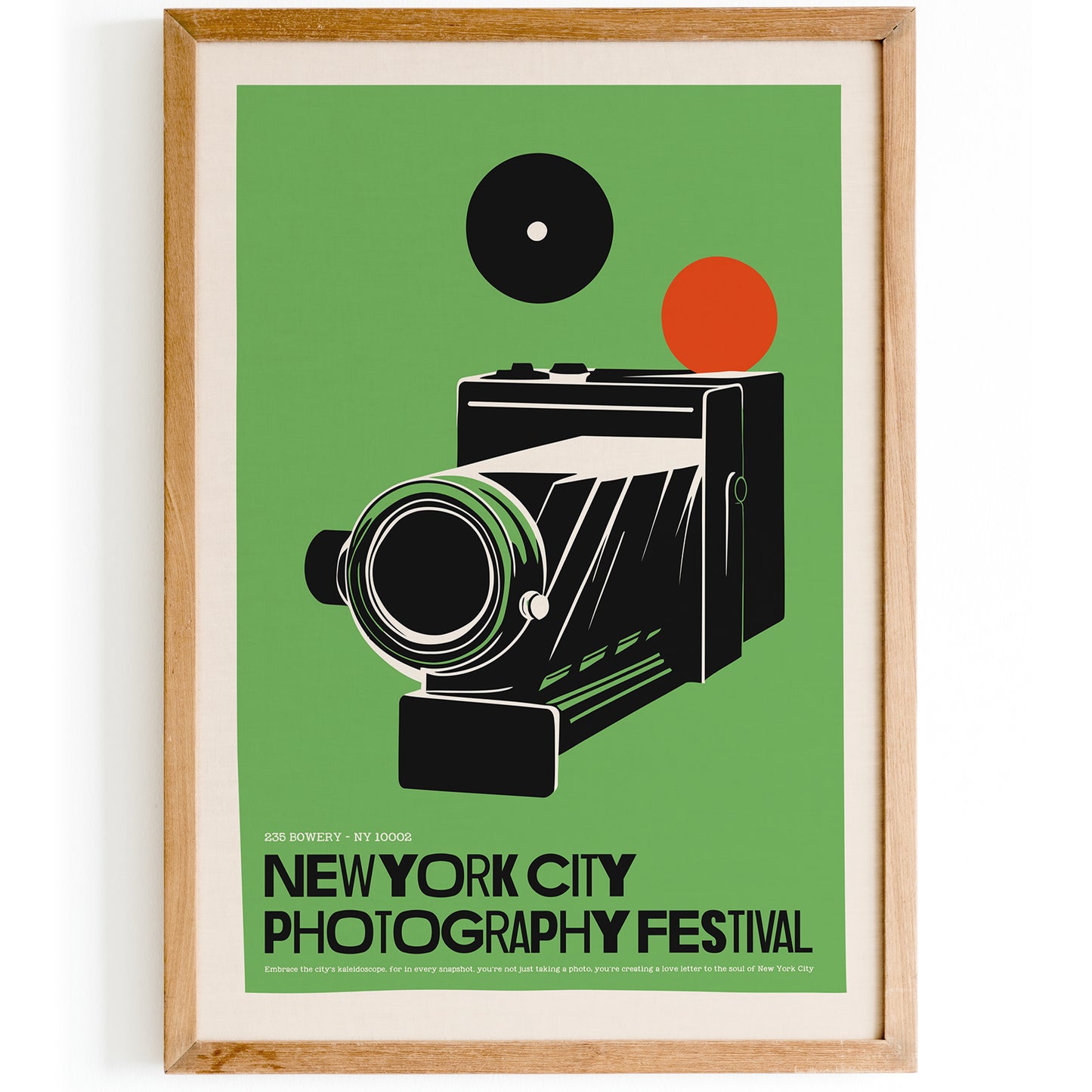 NYC Photography Festival Retro Poster