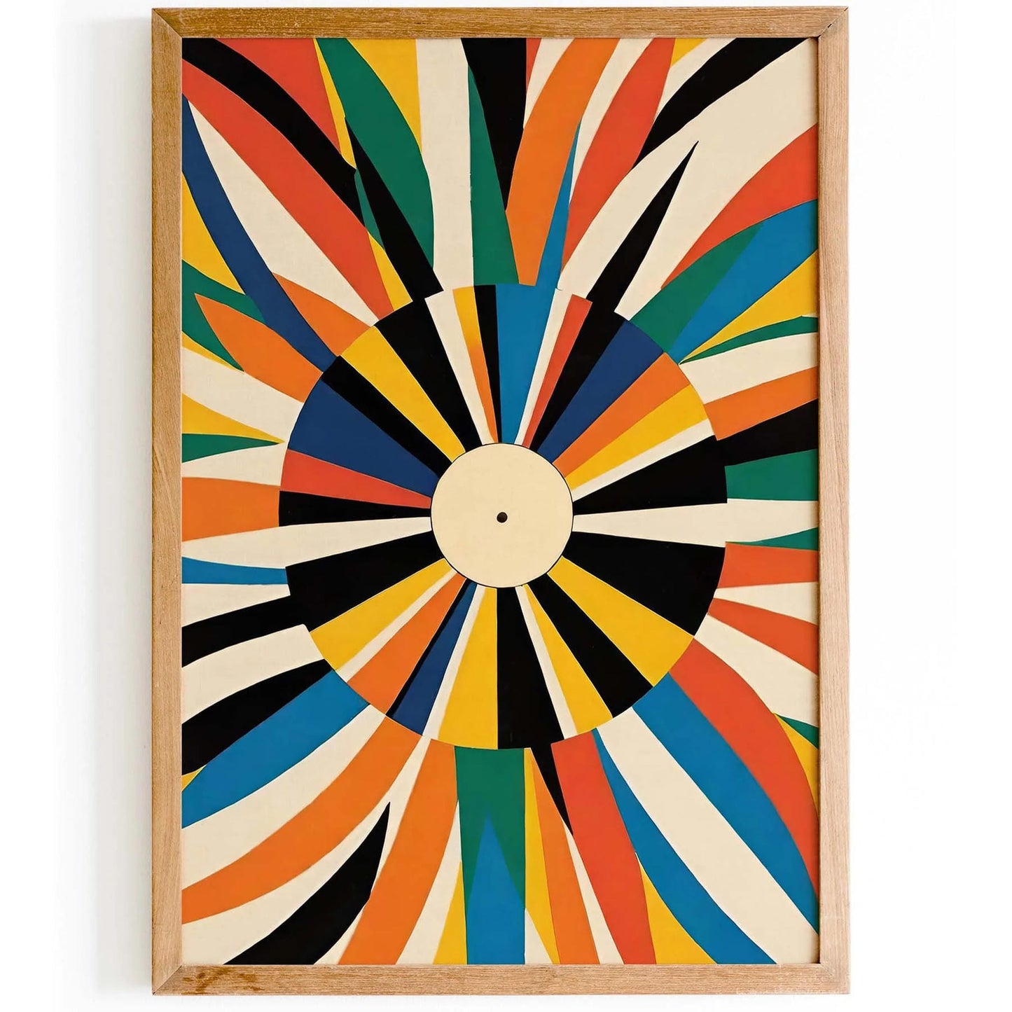 Color Burst Vinyl Poster