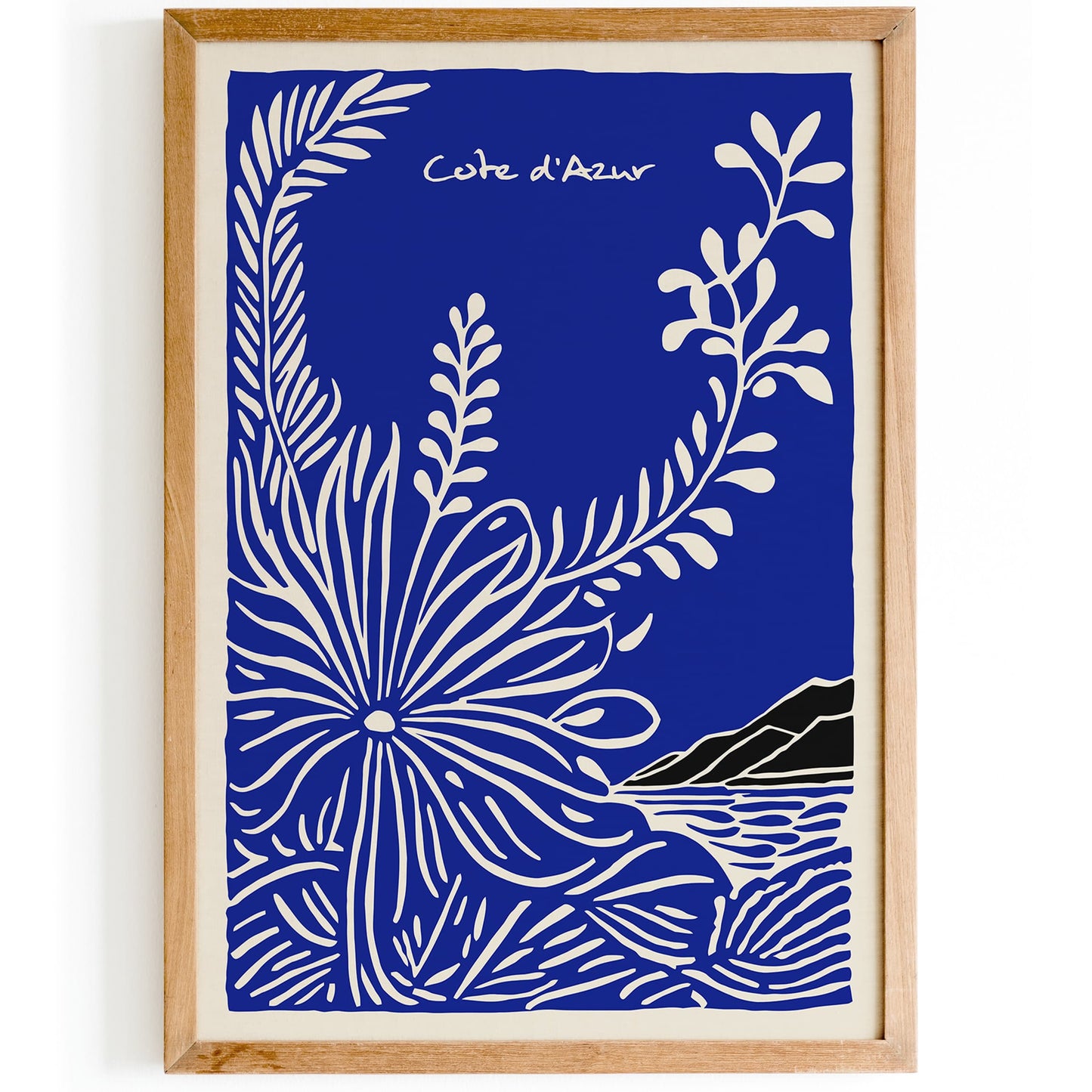Cote d Azur Travel Art Print