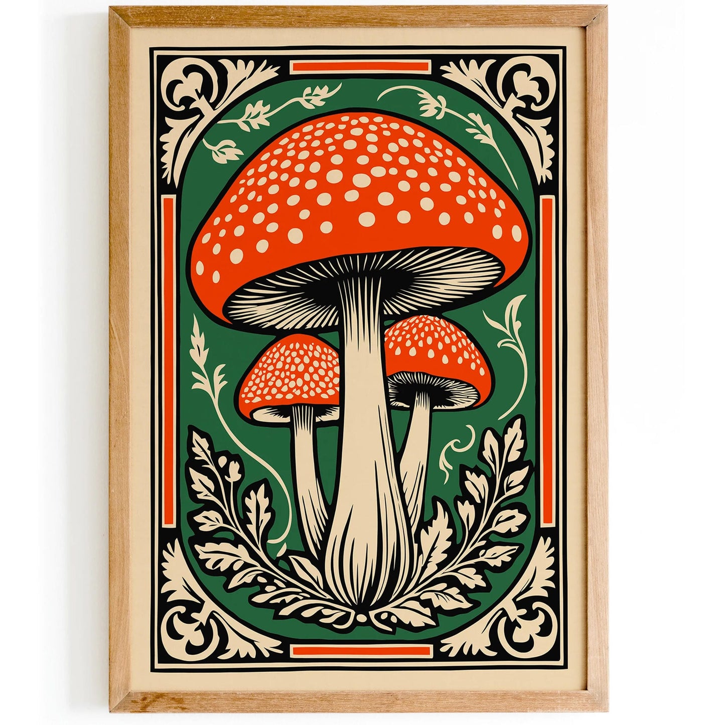 Whimsical Fungi Wall Art