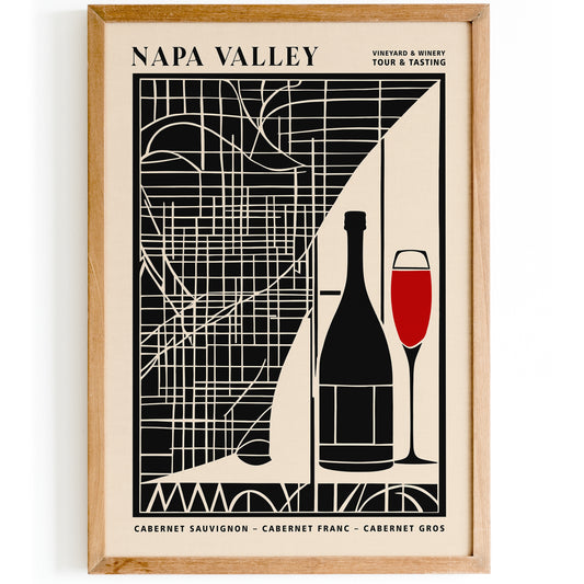 Winery Tours Napa Valley Poster