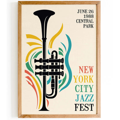 NYC Jazz Fest Poster Print